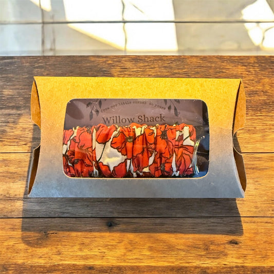 Poppy Floral Wristlet