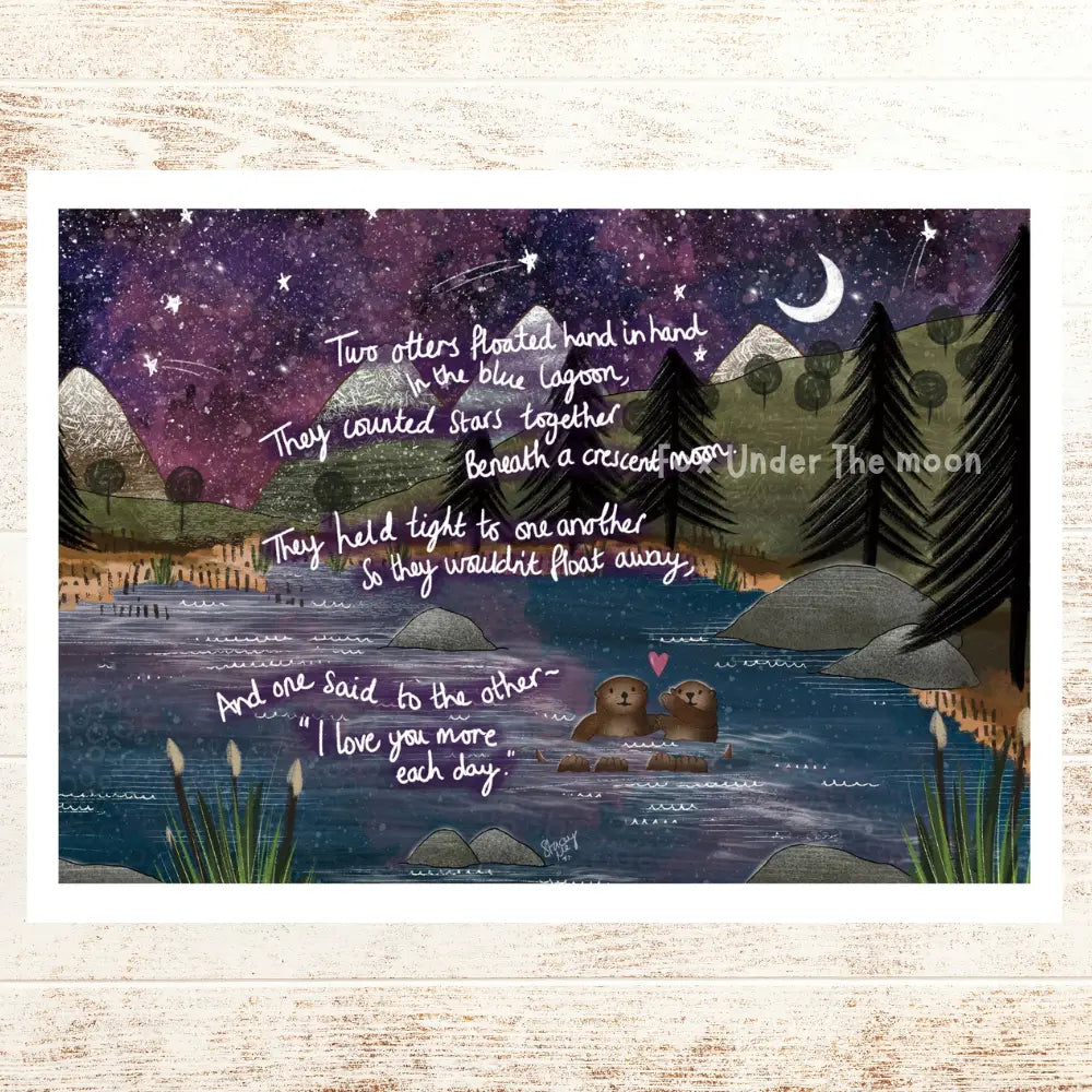 A4 Art Print ~ Hand in Hand