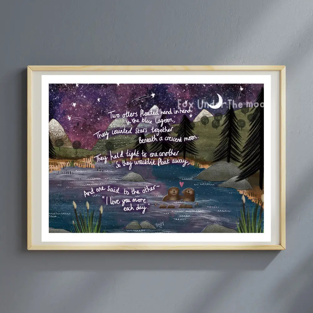 A4 Art Print ~ Hand in Hand