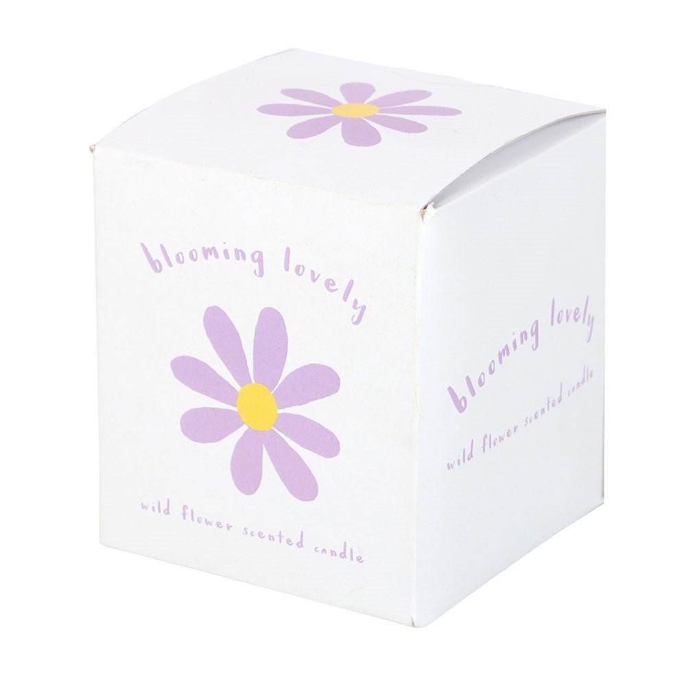 Blooming Lovely Daisy Wildflower Candle - Willow Shack Collective