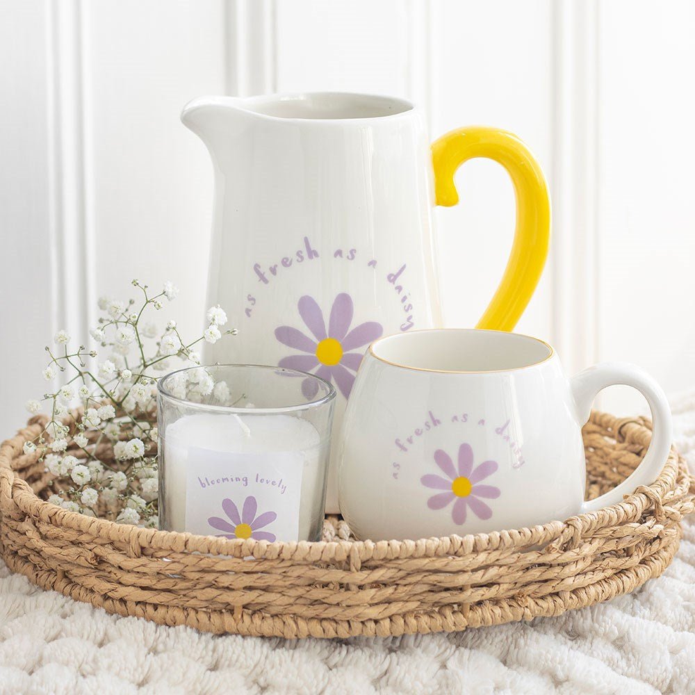 Blooming Lovely Daisy Wildflower Candle - Willow Shack Collective