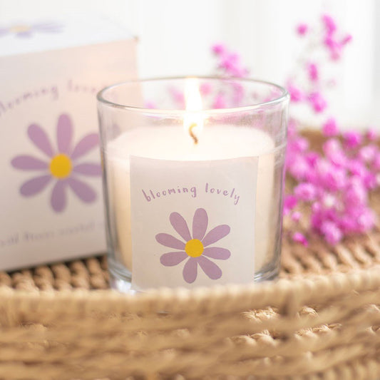 Blooming Lovely Daisy Wildflower Candle - Willow Shack Collective