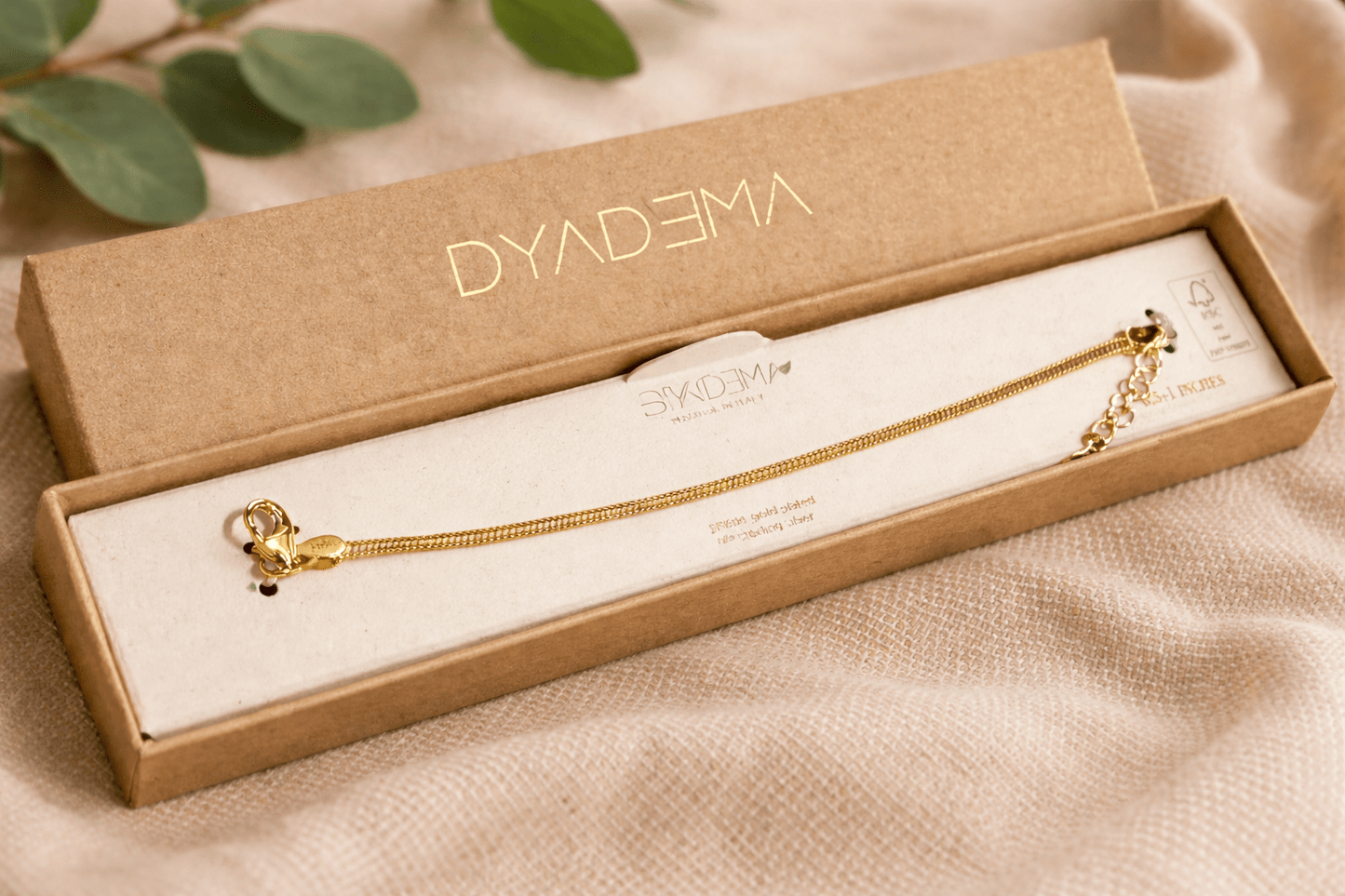 Dyadema Italy - Snake Chain Bracelet - Willow Shack Collective