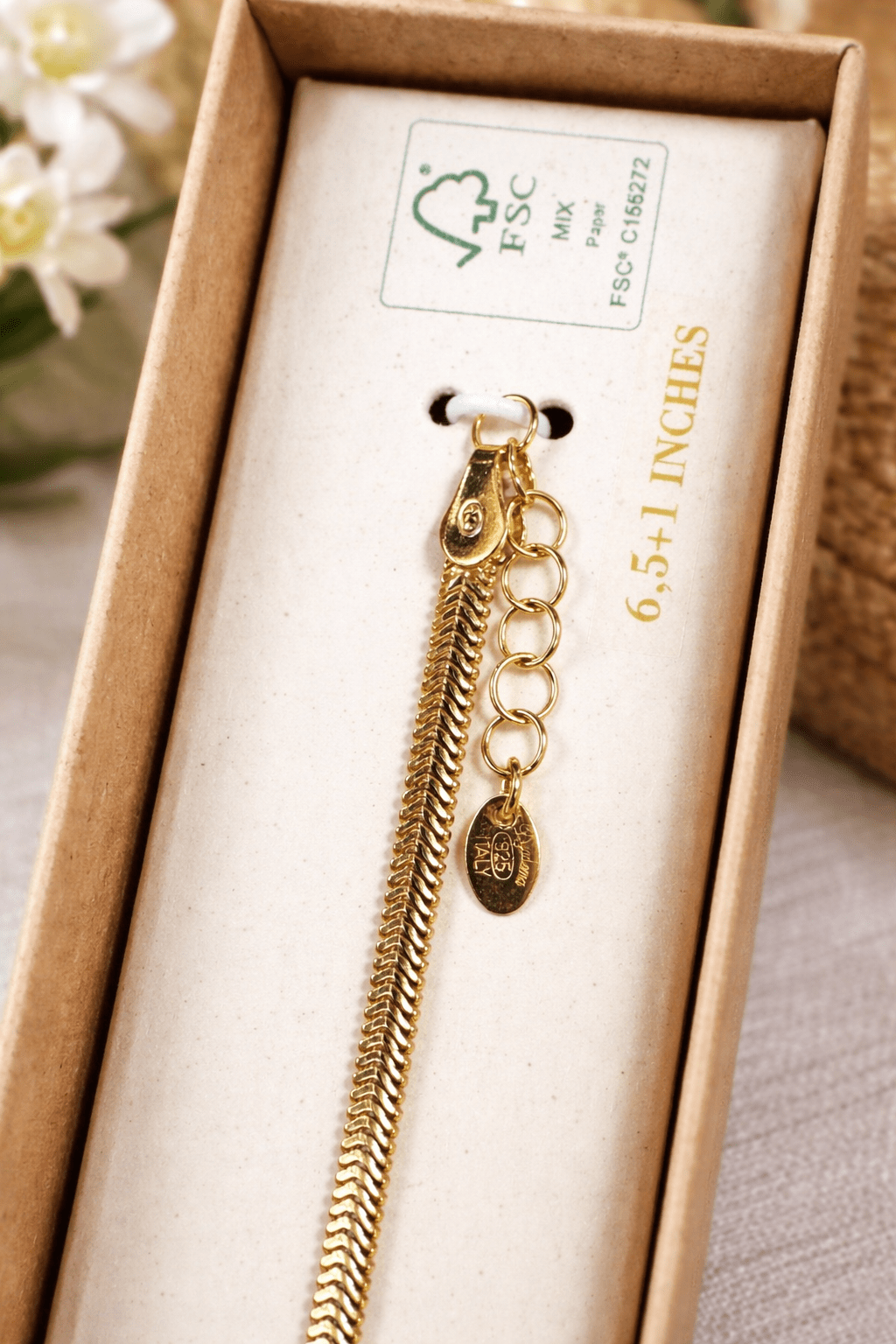 Dyadema Italy - Snake Chain Bracelet - Willow Shack Collective