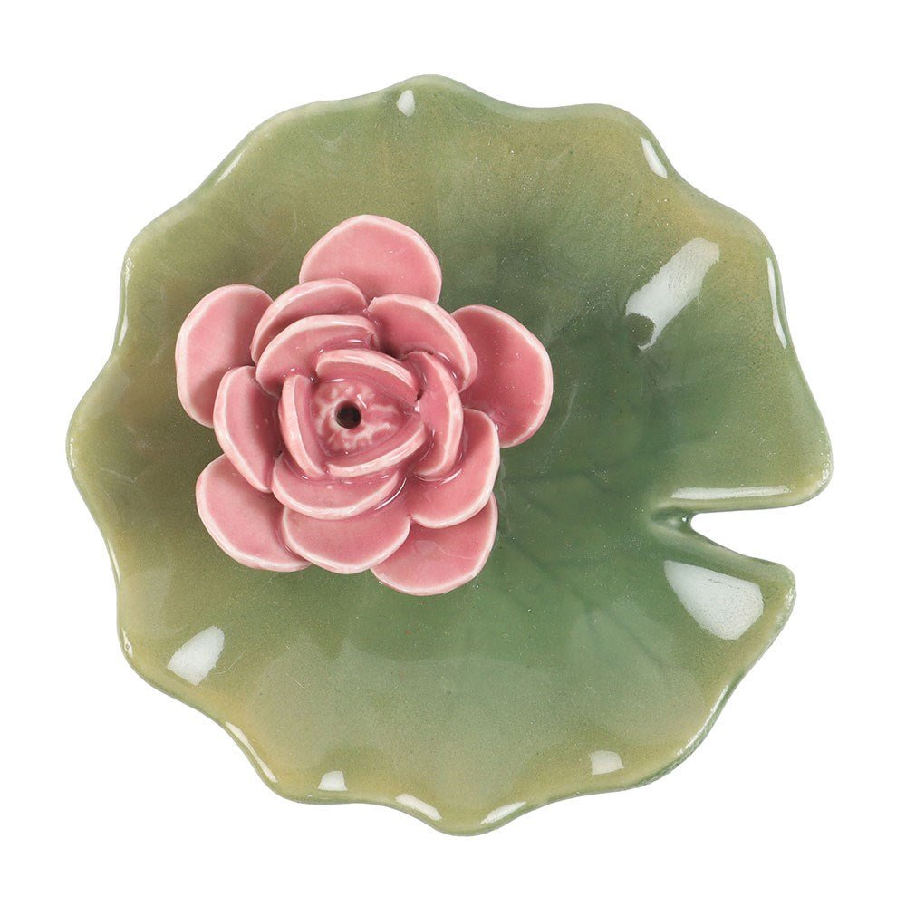 Lily Pad Trinket Dish and Incense Stick Holder - Willow Shack Collective