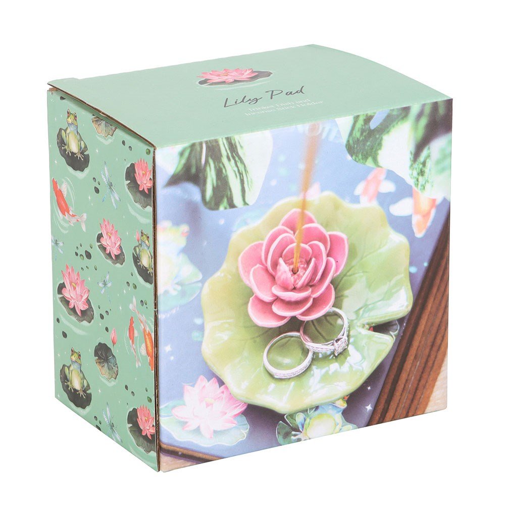 Lily Pad Trinket Dish and Incense Stick Holder - Willow Shack Collective
