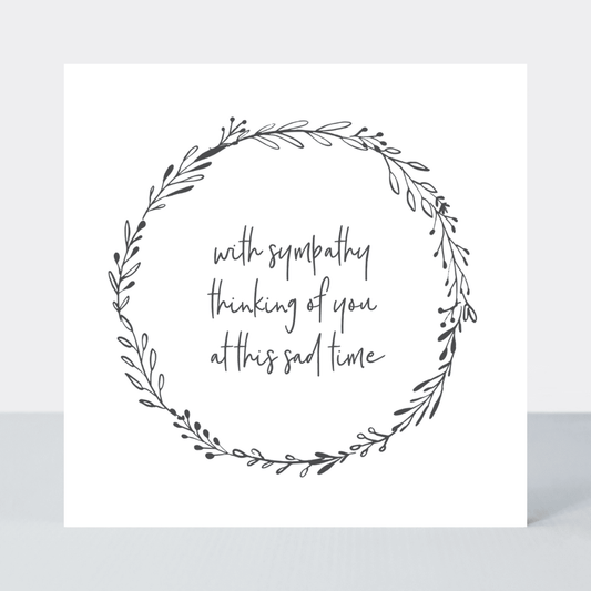 Little Words With Sympathy Card - Willow Shack Collective