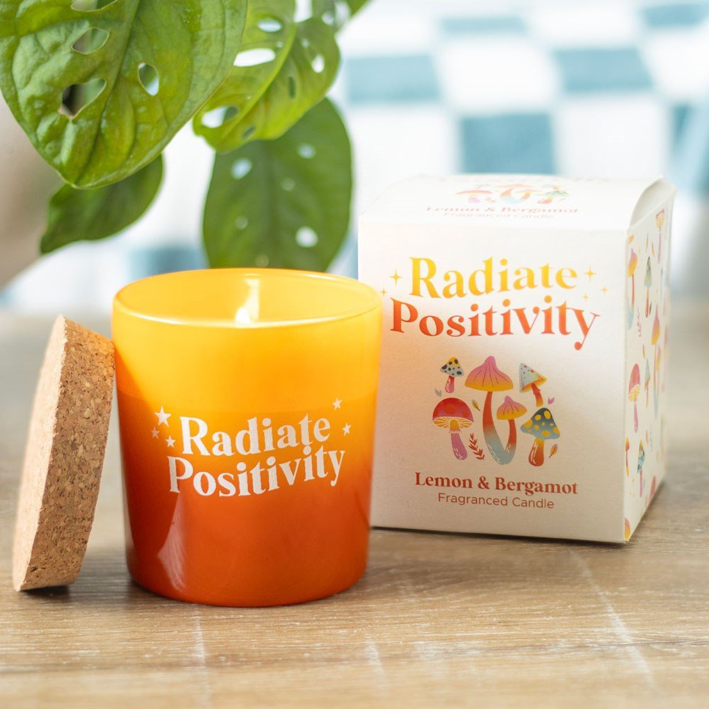 Radiate Positivity Lemon & Bergamot Candle - Willow Shack Collective
