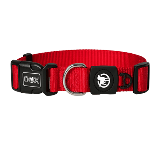 Red DDOXX Premium Nylon Dog Collar - Small - Willow Shack Collective