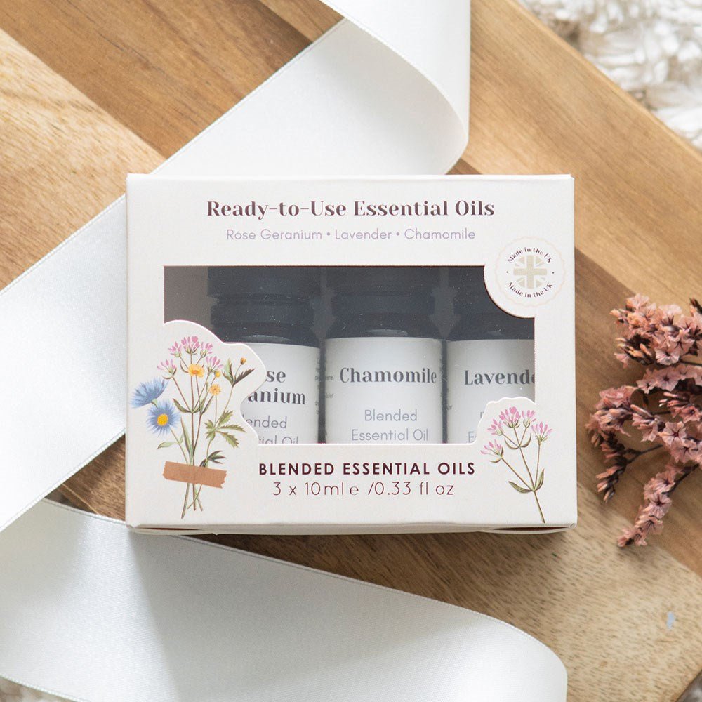 Set of 3 Floral Blended Essential Oils Sale - Willow Shack Collective