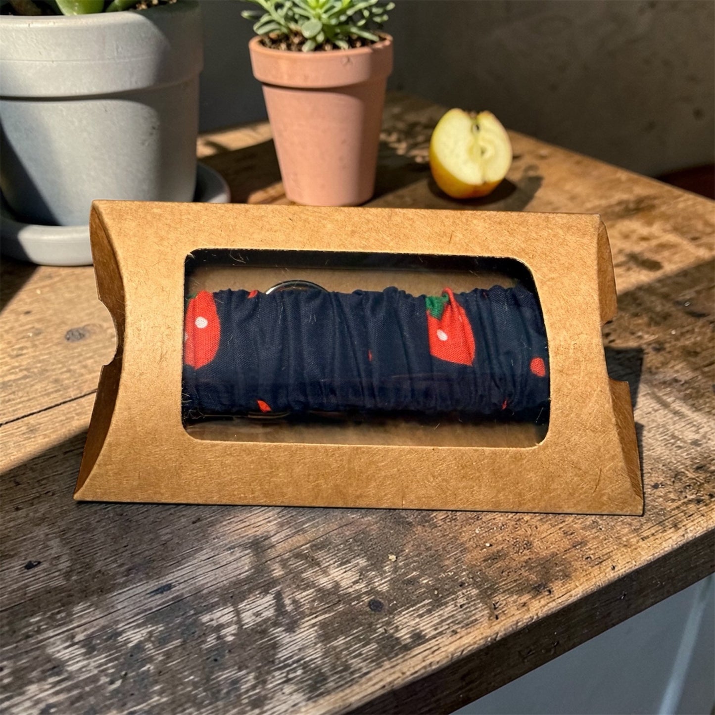 Strawberry Fields – Floral Wristlet Keychain - Willow Shack Collective